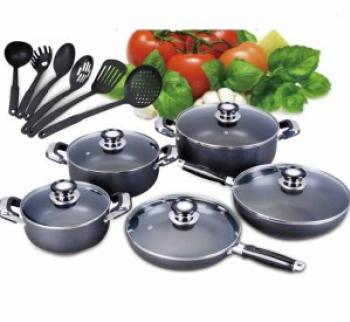 Cook ware Set 16 Piece Teflon Cotted